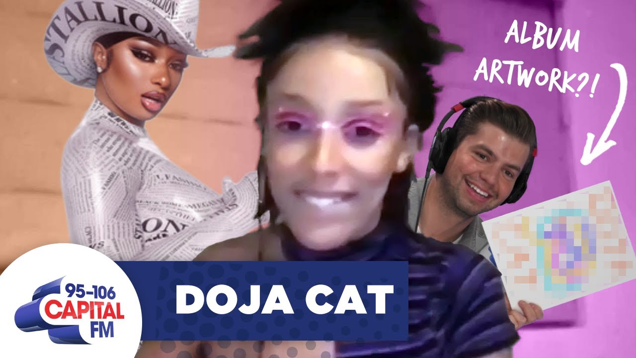 Doja Cat Confirms Megan Thee Stallion Collab And Planet Her Artwork?! 