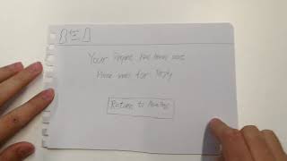 Paper Prototype test 1 Net Worth