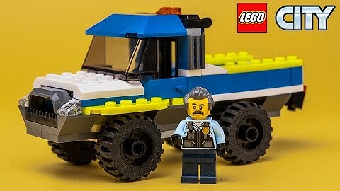 LEGO City custom pickup car building instructions tutorial 60317 alternative