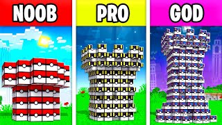 Upgrading LUCKY BLOCK TOWERS In Pixelmon!