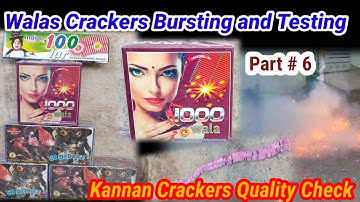 Crackers bursting and testing Part # 6 ( Kannan crackers Wala