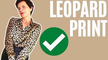 How To Style A Leopard Print Blouse: Women Over 50