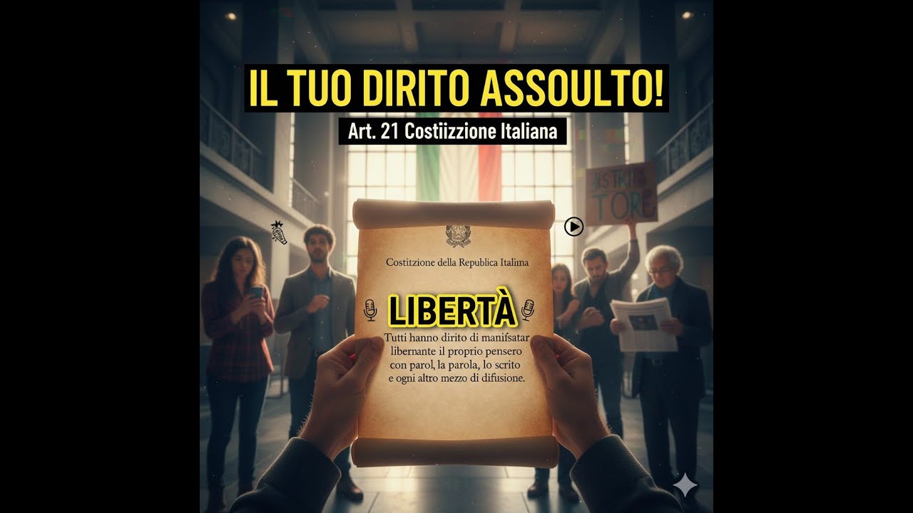 ARTICOLO 21 DELLA COSTITUZIONE ITALIANA E LA SUA IMPORTANZA