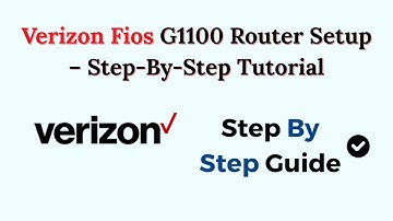 Verizon Fios G1100 Router Setup (2025) – Step-By-Step Tutorial