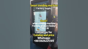 Top vending machine factory direct supply, worldwide! Check what we are producing today~