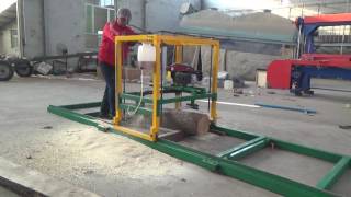 2016 new designed portable chainsaw sawmill with petrol engine/gasoline