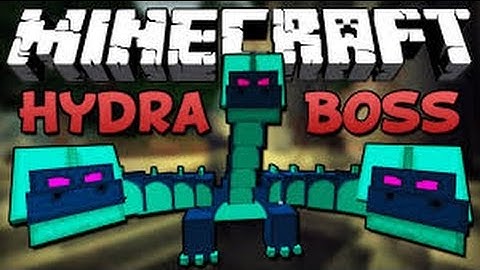 Minecraft Twilight Forest Hydra Boss Battle!