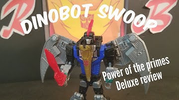 Transformers Generstions Dinobot SWOOP Power of the Primes Deluxe  Figure Review (Wave 1)