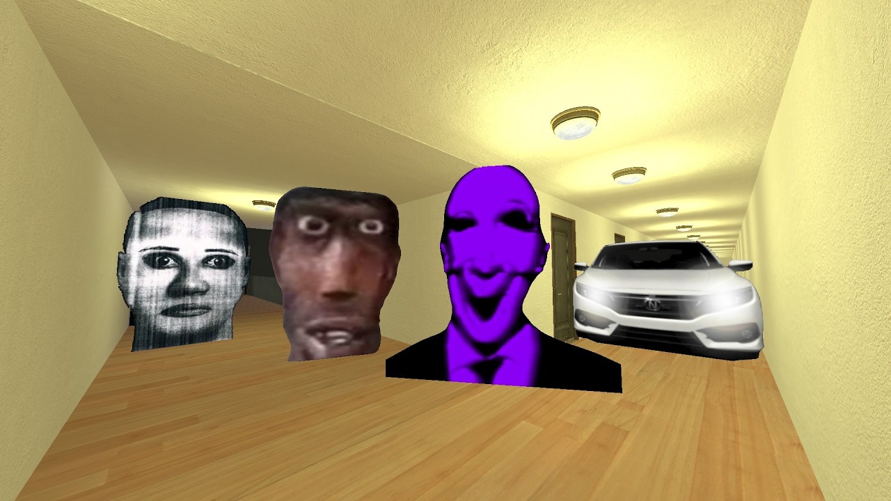 POV AFTON VEHICLE AND SELENE IN HOTEL GMOD #Gmod_#Nextbots_#Criminal_Gmod