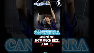 ENVY CANEZERRA asked me HOW MUCH RIZZ I GOT? #valorant #radiant #proplayer #omg #rizz @TeamEnvy