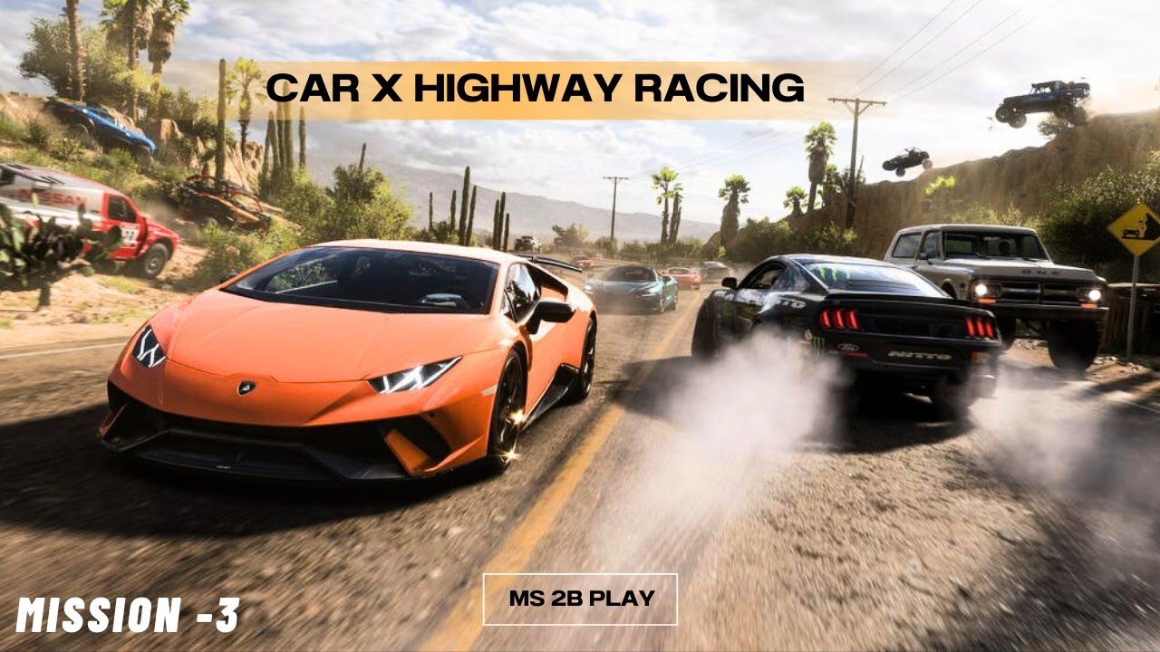 CAR X HIGHWAY MISSION -3  || AMAZING CAR RACE 😈 
