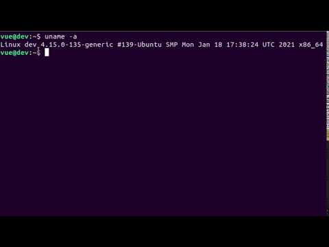 Check Linux Kernel Version in Command Line