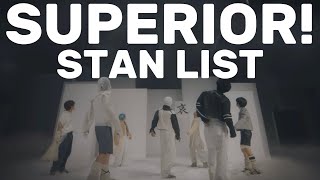 MY (SUPERIOR) STAN LIST + MERCH COLLECTION (birthday special)