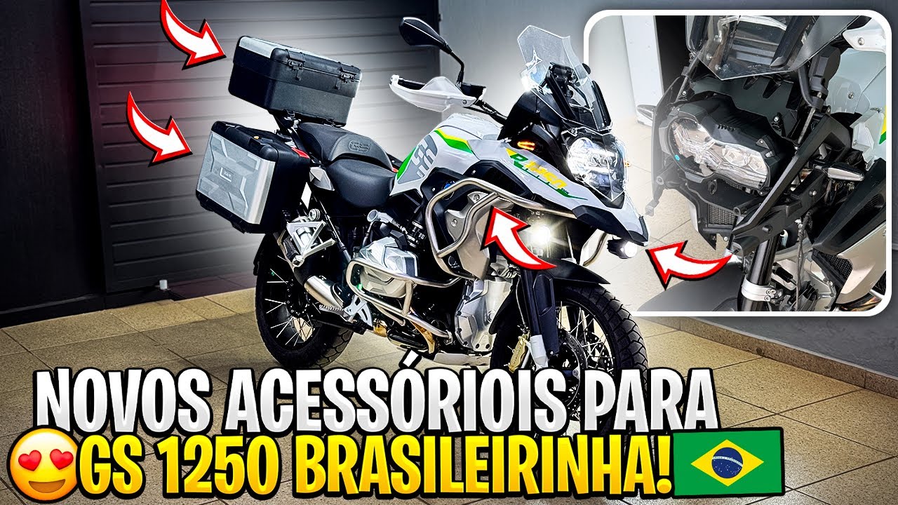 NOVOS ACESSÓRIOS NA BMW 1250 GS EDIÇÃO ESPECIAL - TIVE PROBLEMAS 😭
