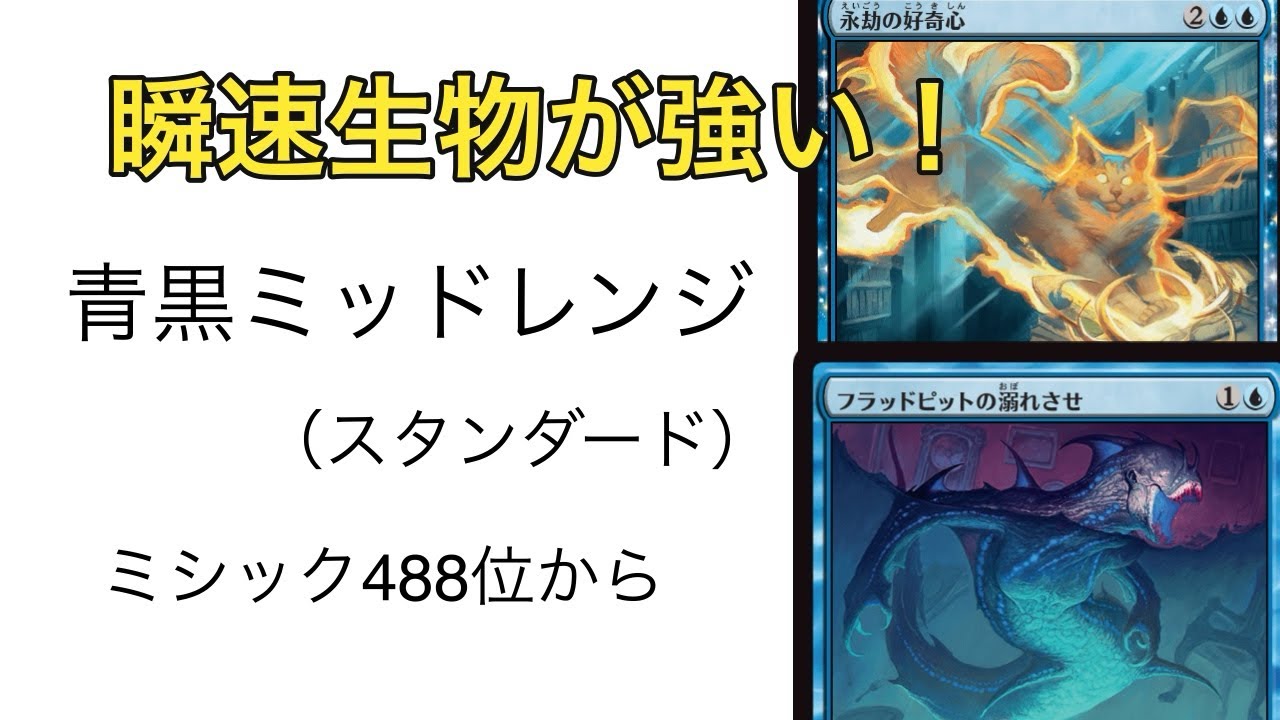 王道を行く青黒ミッドレンジで新環境スタンラダー