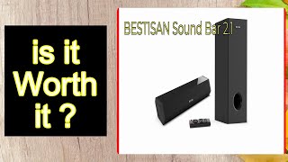 BESTISAN Sound Bar 2.1 Features - Important Information
