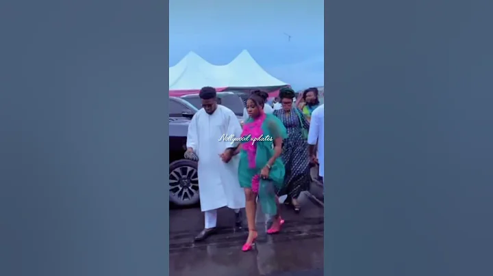 Veekee James and her husband stepped out for wedding events in style