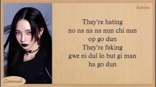 KARINA - Up KARAOKE with easy Lyrics