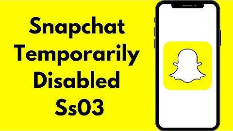 How To Fix Your Access To Snapchat Is Temporarily Disabled Support Code Ss03  (2024)