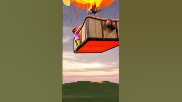 A hot air balloon caught fire in mid-air #tragedy #reels