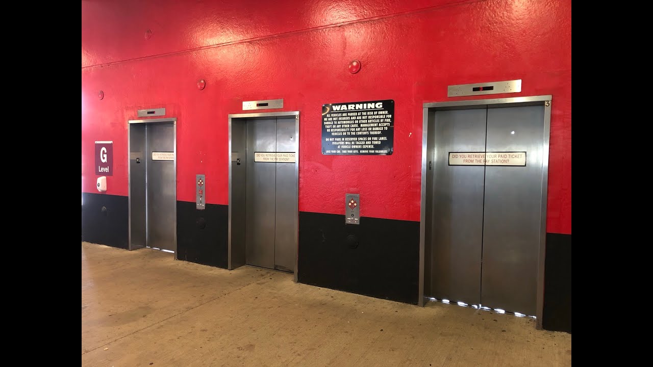 ThyssenKrupp Glass Elevators At The Hamilton Train Station Parking Deck In Hamilton NJ: (08/20/2021)
