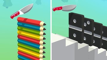 Slice it All Gameplay! Satisfying and Relaxing ASMR Slicing Video