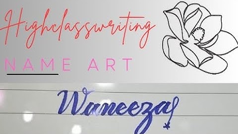 Learn name art @HighClassWriting | #calligraphy #trending #youtube #handlettering| #nameart #art |