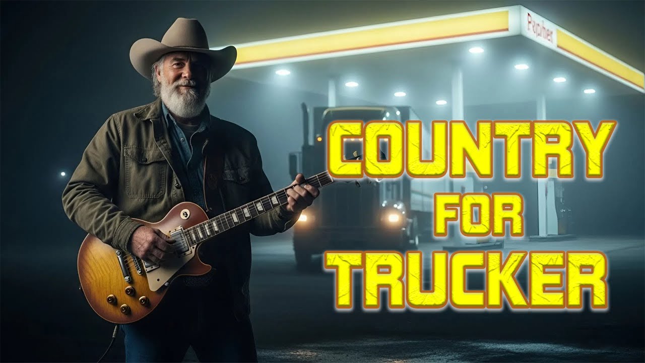Midnight Refuel | Authentic Texas Country Music for Long-Haul Truckers Under Starry Night Skies