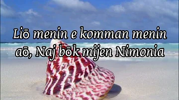 Bōk mijen Nimonia - Eddie Enos | Marshallese song