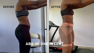 ABS IN ONE WEEK ││I TRIED CHLOE TINGS AB WORKOUTS