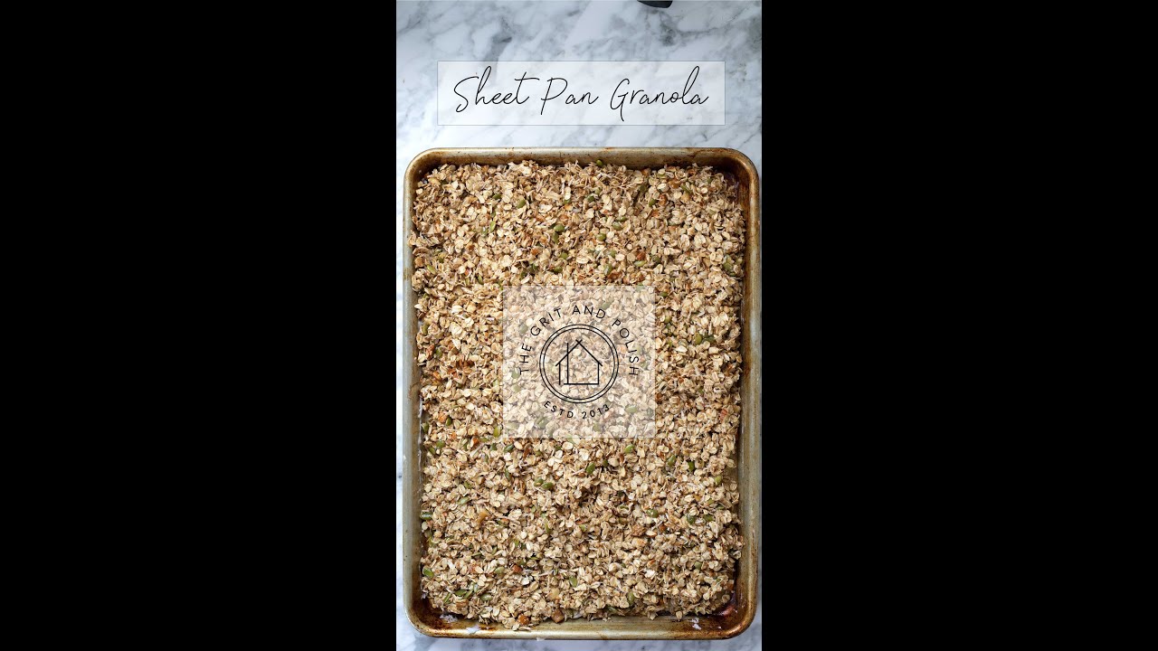 From the Pantry: Sheet pan granola - YouTube