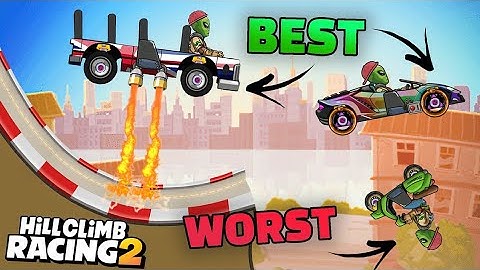 EVERY VEHICLE JUMP SHOCKS TEST -  Hill Climb Racing 2 GamePlay Walkthrough