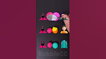 Guess the mixed color of squid game #colormixing #satisfying #squidgame2 #colormixing