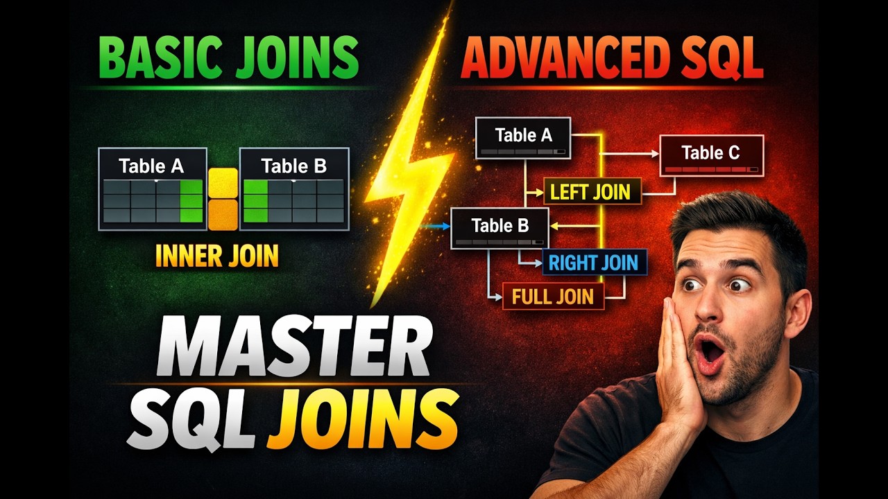 Mastering SQL Joins: From Basic Concepts to Advanced Algorithms - YouTube