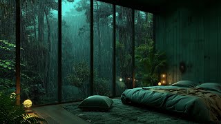 Relax Under The Green Rain Taking Away Your Stress | Sleep Easier In Nature Music