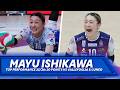 MAYU ISHIKAWA, Top Performance Fineco: 20 points in Round 9 & 25 VS Vallefoglia & Cuneo