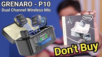 Grenaro P10 Dual Channel Wireless Mic for Smartphone | Don