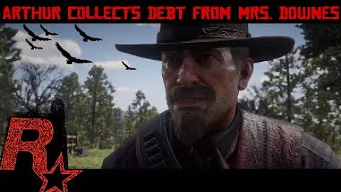 Arthur Collects Debt From Mrs. Downes | Red Dead Redemption 2