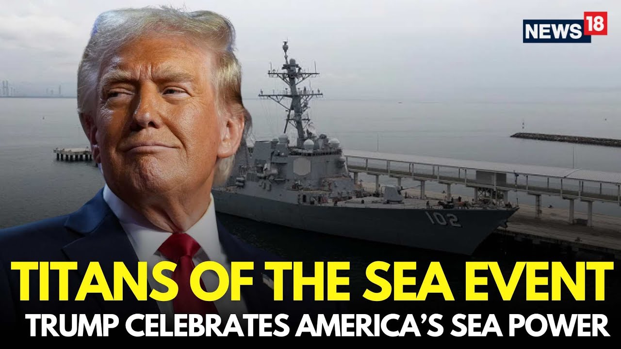 ПРЯМОЙ ЭФИР | Президент Трамп отдаёт дань уважения военно-морской мощи Америки на праздновании «Т...