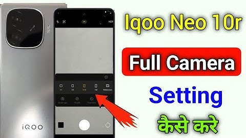 Iqoo Neo 10r 5g camera setting / Iqoo Neo 10r 5g camera setting reset/Iqoo camera problem fix