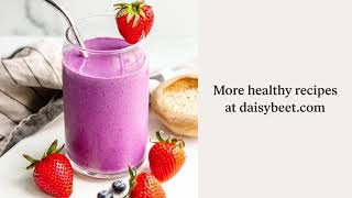 Almond Butter and Jelly Smoothie Recipe | Daisybeet