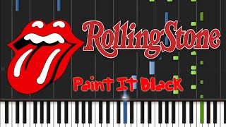 The Rolling Stones - Paint It Black [Synthesia Tutorial] chords