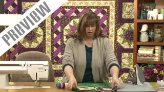 Ribbon Floral Block of the Month - Lesson 4 Preview - Ribbon Florals Center Star Block