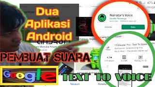 2 Aplikasi Android pembuat suara google 2021 - Text to Speech screenshot 1