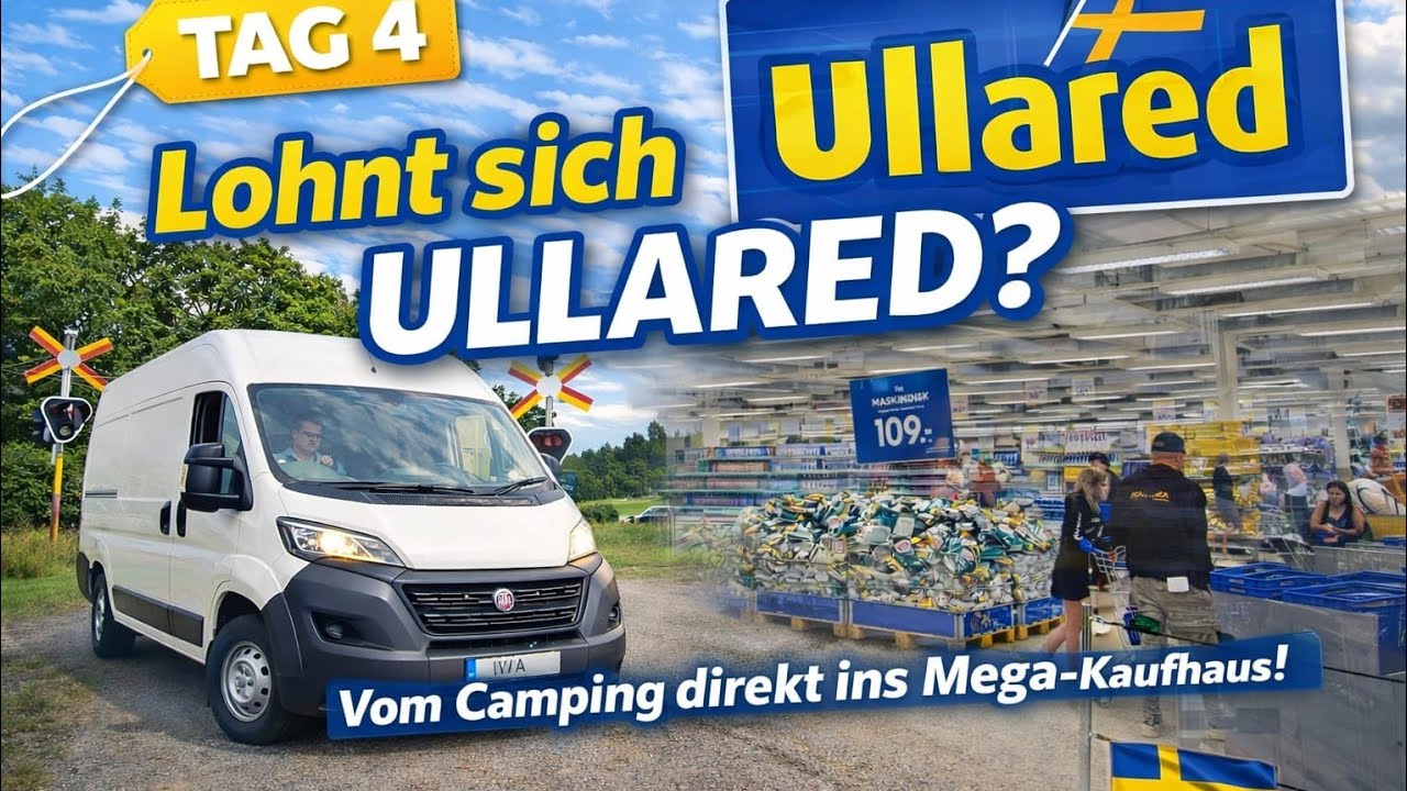 Weg von Falsterbro auf zum Ullared-Shoppen (Tag 4)