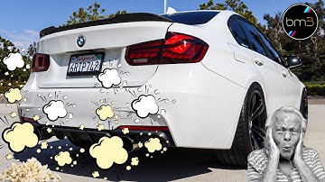 Using the LOUDEST/MOST AGGRESSIVE Exhaust Burble Settings on Bootmod3! | BMW F30 335i N55