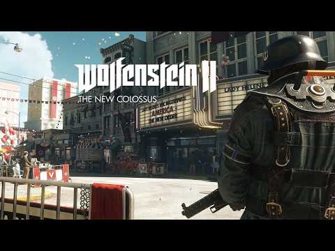 WOLFENSTIEN II: THE NEW COLOSSUS | Taking the Fight to the Nazis! | No Commentary by JustBeatItJean