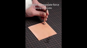 Stamping and Carving on Leather  #leathercraft