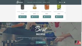 Spice Shop Responsive MotoCMS Ecommerce Template TMT | Free Template screenshot 3