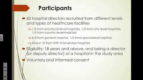 [METHODS] Dissemination and Implementation of Evidence-based Interventions